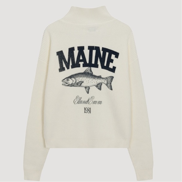 Fisherman Half-Zip - Maine  size Xsmall - Picture 2 of 7